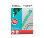 Parrot Products Bullet Tip Whiteboard Marker 10-PIECE Set Green