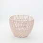Opel Open Weave Storage Basket - Light Pink - Small 25 X 19.5CM