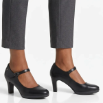 Pierre Cardin Mary Jane Heel - Black - 9