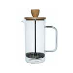 Glass Coffee Plunger With Bamboo Lid - 650ML