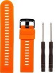 Silicone Plain Watch Strap - Garmin Forerunner 945/ Forerunner 935/ FENIX5 Plus/ FENIX5/ Quatix 5/ Quatix 5 Sapphire/ Approach S60 Orange