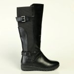 Ladies Long Boot - Black - 8