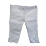 Chrome Leather Trouser - Grey 3X-LARGE
