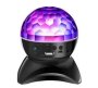 LED Crystal Magic Ball Rotating Stage Light With Bluetooth - Black