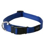 Rogz Utility Extra Large 25mm Lumberjack Dog Collar - Blue Reflective