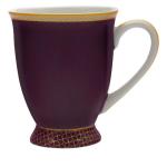 Maxwell & Williams Kasbah Violet 300ML Footed Mug