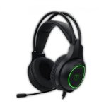 T-dagger Atlas Green LIGHTING|210CM CABLE|3.5MM+USB|OMNI-DIRECTIONAL Gooseneck MIC|40MM Bass Driver|stereo Gaming Headset – Blac