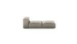 Lounger - Leather - Beige - 199CM X 84CM
