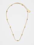 Brodie Metal Bead Necklace - 0 Gold Plated