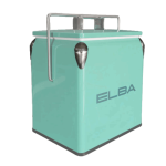 ELBA Retro Metal Oler Box Turquoise