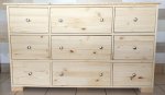 Mika Baby Compactum 9 Drawers - Raw - Mb Pine