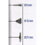 Assorted Steel Brushes. 3 Pcs M4020