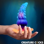Glowtopus Glow-in-the-dark Silicone Anal Plug
