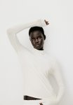 Polo-neck Top - White