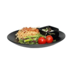 Nova Style Coupe Shallow Bowl 27.5CM Matt Black Set Of 6