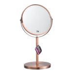 Basics Mirror Table Stand Round 1X 7X Bronze