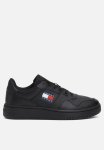 Tommy Hilfiger Retro Basket Leather Sneaker - Triple Black