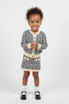 Cardigan - 5-6 Years Black And White