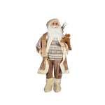Goldair Gold Santa With List 120CM
