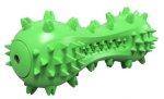 Dog Squeaky Toy And Toothbrush - Green
