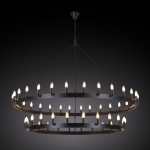 Round Ranch Chandelier 54 Light
