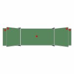 Educational Board Non-magnetic Chalkboard 1220 1220 - Side Panel - Option A