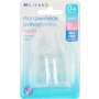 Clicks Narrow-neck Orthodontic Teats Small 2 Pack