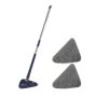 Goods For All Triangular 360 Multipurpose Cleaning Mop Mop Rod Blue
