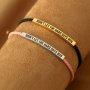 Dont Let The Hard Days Win Bracelet For Women Men Handmade Braided Adjustable Wrap Stainless Steel Tube Inspirational Bracelets Gifts For Christmas Halloween Gift