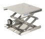 Bochem Lab-jack 18/10 Stainless Steel 400 X 400 Mm With Adjusting Wheel For Ratchet Including Ratchet