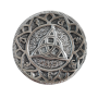 Aluminum Celtic And 7 Chakra Incense Plate 11CM