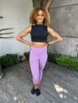 3 4 Tights Purple - Purple S