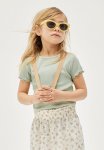 Ribbed Jersey Top - Dusty Green