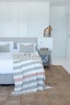 Haven & Earth Melody Bandwith Throw Cobblestone natural