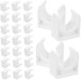 50PCS U Shape Pipe Clamp Riding Horse Clamp Clasp For Woodworking