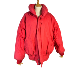 Red Vintage Duck Down Jacket - M