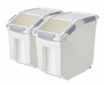 City Baby 2 Pack Airtight Flour Storage Container With Scoop Dry Food Sugar Baking Supplies Rice Container Set -bpa Free- Pet Fo