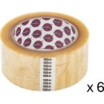 Eurocel Econo Packaging Tape - Clear 48MMX100M 6 Pack