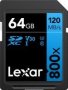 Lexar 64GB High-performance Blue Series 800X Uhs-i Sdxc Memory Card