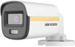 Hikvision DS-2CE10DF3T-LPFS 2MP Smart Hybrid Light Colorvu 2.8MM Fixed MINI Bullet Camera 20M Ir 130DB Wdr 4 Switchable Signals