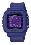 Casio Womens Blue Digital Rubber Strap WATCH-BGD-10K-2DR