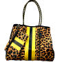 Neoprene Tote Bag Large - Bronze Cheetah