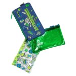 3 Piece Pencil Case Set Astrosaurus Green