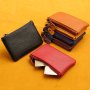 Small Pu Leather Lychee Pattern Coin Purse MINI Wallet Zipper Card Holder Key Case Bag