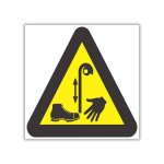 Beware Of Pulley Sabs Safety Sign WW37