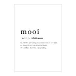 Mooi Art Print - A0