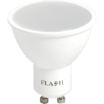 Flash Components Flash LED GU10 120DEG 4W Frosted Globe – Daylight