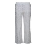 Older Girl Textured Foil Wide Leg Pant