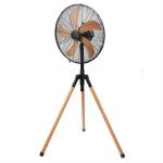 Alva Air 40CM Wooden Finish Tripod Fan 50W