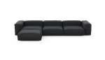 Four Module Chaise Sofa - Linen - Anthracite - 377CM X 199CM